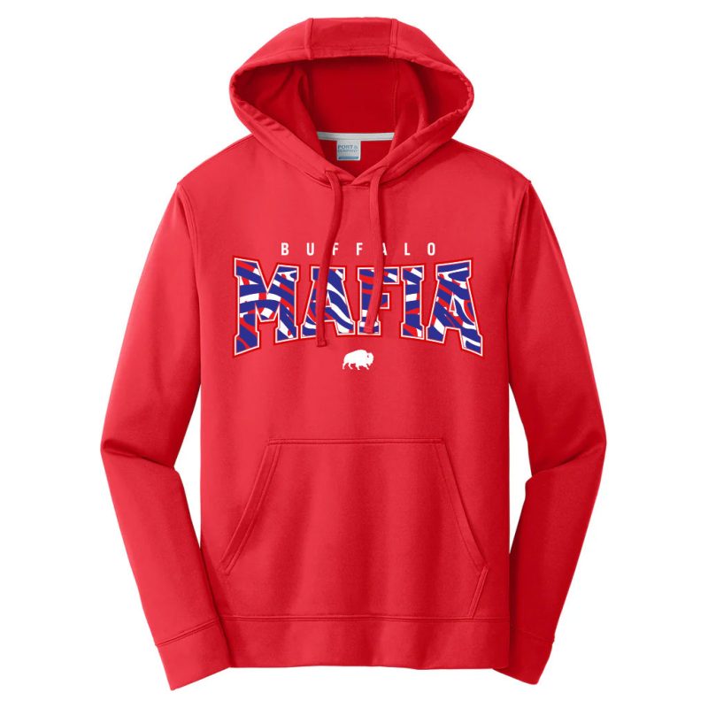 NEW Mafia Black DryFit Hoodie Red