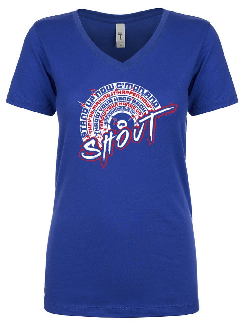 shout 2024 womens vneck